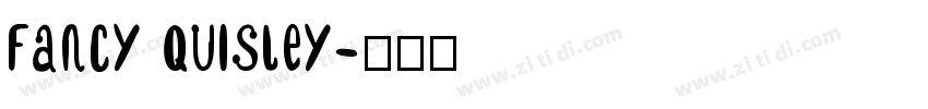 Fancy Quisley字体转换
